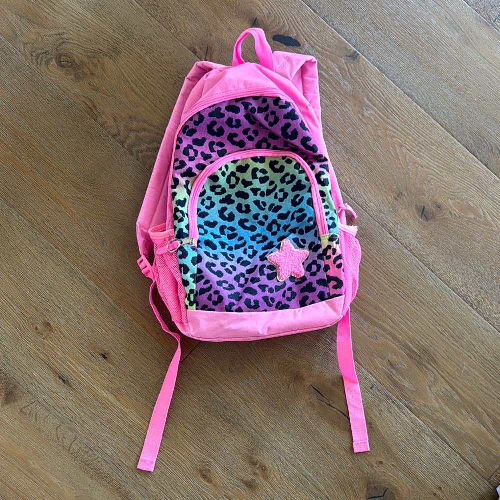 ⚡️Pink Leopard Kids Backpack